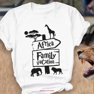 Matching Family Africa Vacation T Shirt Trip 2022 Holiday for Safari long or short sleeves