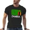 Zambian Flag Design Vintage Made In Zambia Gift T-Shirt anime stuff blacks t shirts men