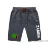 Republic of Zambia Zambian mens shorts beach man men's board shorts flag workout zipper pocket sweat bodybuilding 2023 new ZMB